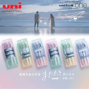 Japan Uni Small Thick Core Heart Moment Limited Set Press F Нейтральная Ручка Второго Поколения UMN-S-38 Студенческие Канцелярские Принадлежности