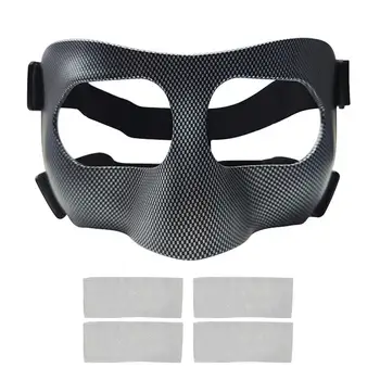 Баскетбольная маска, прочная баскетбольная защита для носа для занятий карате, футболом в спортзале