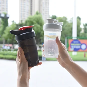 бутылка-шейкер объемом 300 мл Пластиковые Герметичные спортивные бутылки Чашка для смешивания протеина Кухонная посуда для напитков Бутылка для спортзала без BPA протеин