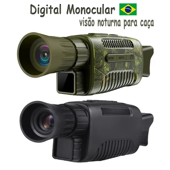 Цифровой Монокуляр Ночного Видения 24MP 1080P Инфракрасные Очки Ночного Видения для Камеры Охоты на открытом воздухе Micro SDcard Max256GB Хранения