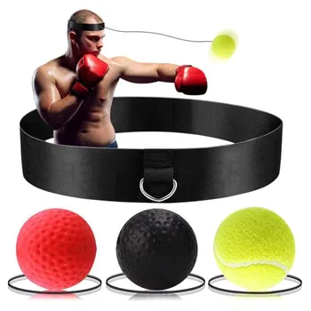 Боксерский Рефлекторный мяч Силиконовый Скоростной мяч для тренировки боевых искусств в боксе с искусственным мячом Навык боя с мячом Реакция Мяча Ловкость