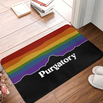 ЛГБТ Противоскользящий коврик для ванной Purgatory Pride Rainbow Sunset - Wynonna Earp Ковер для балкона, приветственный коврик, домашний декоративный коврик