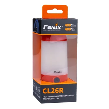 Новый светодиодный фонарь для кемпинга Fenix CL26R мощностью 400 люмен со светодиодной батареей