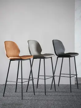 Современный минималистский барный стул легкий роскошный домашний барный стул Nordic high stool барный стул designer creative chair