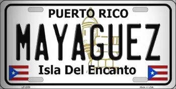 Новинка штата Маягуэс Пуэрто-РИКО, металлический номерной знак для декора дома / мужской пещеры от PrettyMerchant 1
