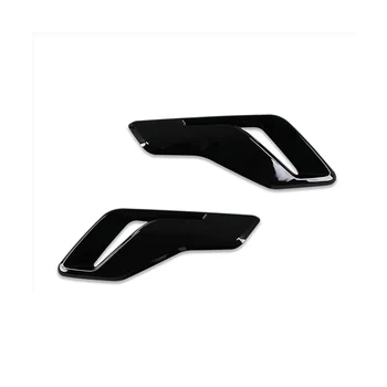 Для Ford F150 F-150 2021 2022 2023 Накладка на боковое вентиляционное отверстие на крыле, декоративная наклейка, автомобильные аксессуары -черный
