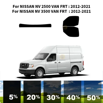 Предварительно Обработанная нанокерамика car UV Window Tint Kit Автомобильная Оконная Пленка Для NISSAN NV 3500 VAN FRT 2012-2021