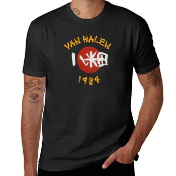 Новая Японская футболка Halen 84, пустые футболки, одежда kawaii, черная футболка, простые футболки, мужские