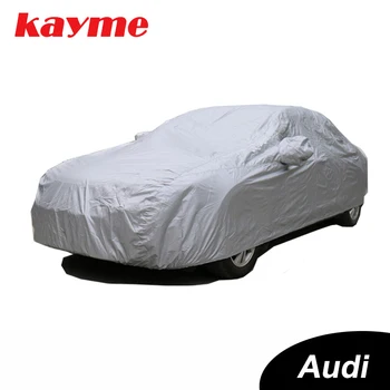 Пылезащитные Автомобильные Чехлы Kayme 170T Из Полиэстера, Универсальные, Устойчивые К Ультрафиолетовому Излучению, Защитные Чехлы Для Audi A3 A4 A5 A6 B6 B7 B8 Q3 Q5