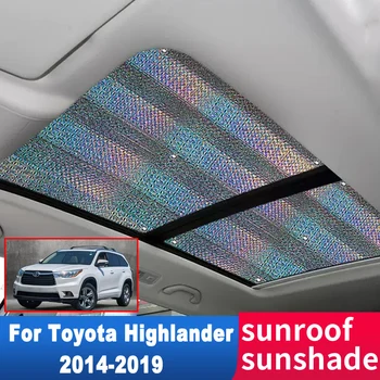 Солнцезащитный козырек на крыше Toyota Highlander XU50 2014-2019 2018, Солнцезащитный теплоизоляционный чехол на крышу автомобиля, аксессуары для ветрового стекла.