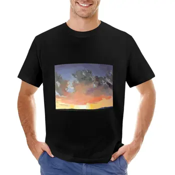 Футболка Sandia Mountains at Sunset, футболки для любителей спорта, летний топ, мужская футболка