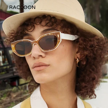 Новые модные солнцезащитные очки в маленькой оправе, женские солнцезащитные очки 