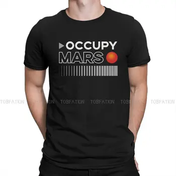 Футболка Mars Occupy Mars С графическим рисунком, Мужские Топы, Винтажная Летняя футболка Harajuku из хлопка в стиле Панк с коротким рукавом