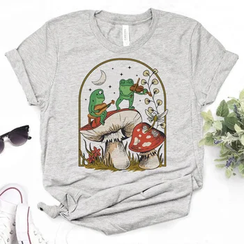 Лягушачья футболка женская аниме Футболка для девочек дизайнерская одежда
