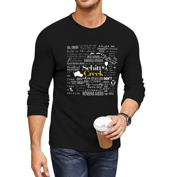 Новая футболка с запоминающимися цитатами из Schitt's Creek, футболка оверсайз, одежда для хиппи, мужские футболки с графическим рисунком в стиле хип-хоп