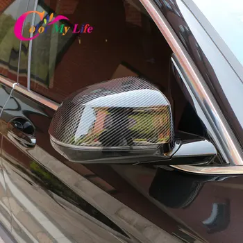2шт ABS Накладка на боковую панель заднего вида для BMW X3 G01 2018 - 2022 Автомобильные Крышки зеркал заднего вида Аксессуары
