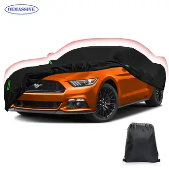 OEMASSIVE Для Ford Mustang 2021 Полиэстер Дышащий Пылезащитный Внутренний Наружный Полиэстер Полное Покрытие Автомобиля Защита От Ультрафиолета и Солнца