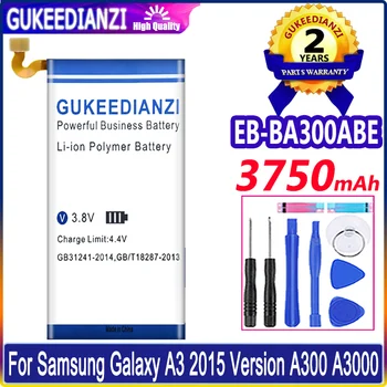 EB-BA300ABE 3750 мАч Аккумулятор Для Samsung Galaxy A3 A300 SM-A300F SM-A300FU A3000 A3009 A300X Аккумулятор мобильного телефона + Номер трека