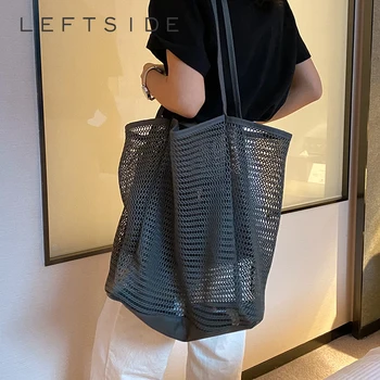 2023 Повседневный стиль, Плетение Больших сумок через плечо для женщин, Корейская мода, вместительная Открытая сумка для рук, Женские сумки
