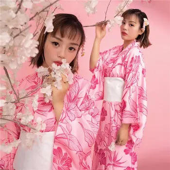 Благородное женское вечернее платье, Японское Кимоно Юката, халат, Традиционные костюмы Гейш для косплея, Элегантные повседневные платья
