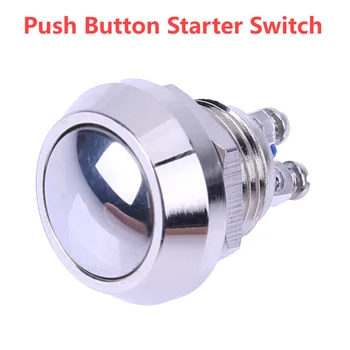 Кнопочный выключатель Мгновенный кнопочный пускатель из нержавеющей стали, антикоррозийный для управления цепью реле контактора