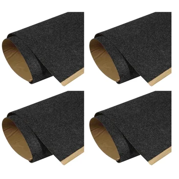 4X Тканевый динамик, коробка для автомобильного сабвуфера, звукопоглощающая доска из полиэфирного волокна, одежда, антисейсмическое одеяло, войлок серого цвета