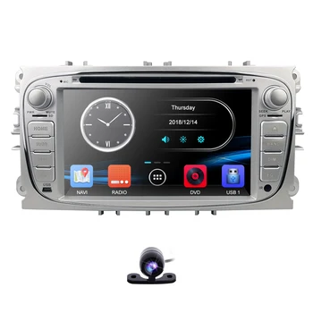 Головное устройство с сенсорным экраном 7 дюймов Для Ford Focus/Mondeo/S-max/C-max/ Galaxy/Kuga/Transit Connect GPS Navi Mirror Link AM FM