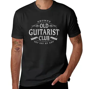 Футболка Grumpy Old Guitarist Club - Music, одежда в стиле аниме, эстетическая одежда, одежда в стиле каваи, спортивные рубашки, мужские футболки
