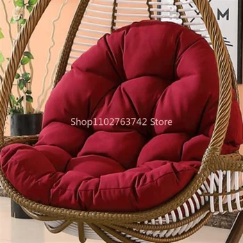 Толстая подушка для стула в виде яйца, коврик Lazysofa для внутреннего дворика, спальни, балкона, подвесные качели, зимой мягкие и теплые из чистого хлопка