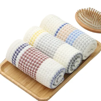 Хлопчатобумажное полотенце Впитывающие банные полотенца для ванной комнаты, сменное полотенце для лица 34x72 см, мягкое полотенце для дома