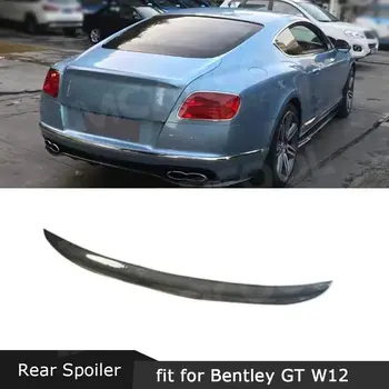 Спойлер заднего крыла багажника автомобиля из углеродного волокна для Bentley Continental GT W12 2015-2017 Спойлер заднего крыла