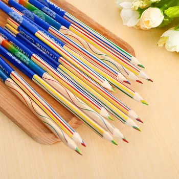8ШТ цветных карандашей для смешивания четырех цветов для рисования эскизов Kawaii Girls Fine Color