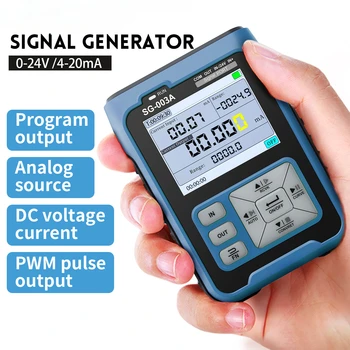 Имитатор регулируемого тока напряжением 0-10 В, 4-20 мА, Многофункциональный генератор сигналов, источники, передатчик, Калибратор, передатчик