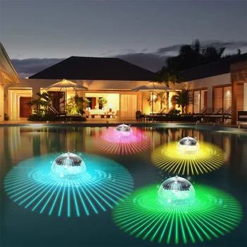 Солнечный шар, световой шар, Подводный декор, сад, Светящийся Волшебный двор, плавающий бассейн, пруд, плавающий светильник, плавающий светильник, Открытый бассейн