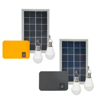 1 комплект походной солнечной панели, Солнечное зарядное устройство, Энергосберегающий солнечный свет, наружный и внутренний Перезаряжаемый светодиодный светильник, комплект из 2 ламп (B)