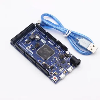 Для arduino Due 2012 R3 ARM Версии Основная плата управления SAM3X8E 32-битная ARM Cortex-M3 / Mega2560 R3 Duemilanove