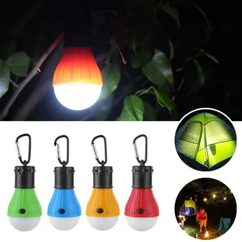 Портативный светодиодный фонарь для кемпинга, лампа для палатки с батарейным питанием, Водонепроницаемый Аварийный фонарь, лампочка для пеших прогулок, рыбалки на открытом воздухе