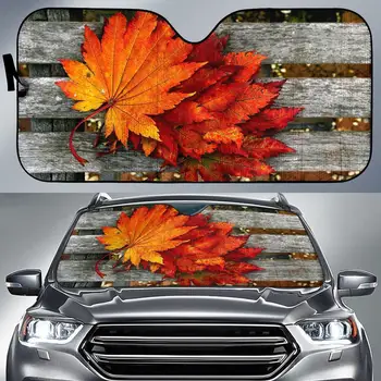 Осенний козырек от солнца для автомобиля с искусственным деревом, удивительные идеи подарков T041720
